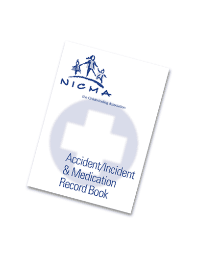 Accident Incident and Medication Record Book.